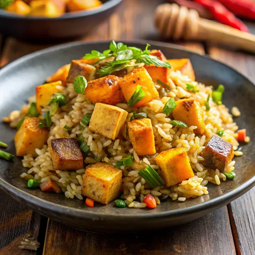 Nasi Perang Berkhasiat dengan Labu Panggang